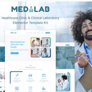 Medilab - Healthcare & Clinical Laboratory Elementor Template Kit
