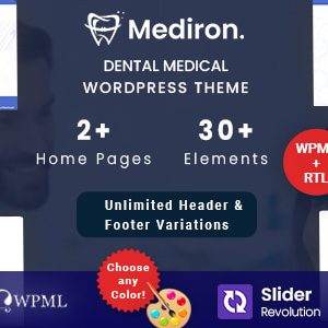 Mediron - Dental Medical WordPress Theme