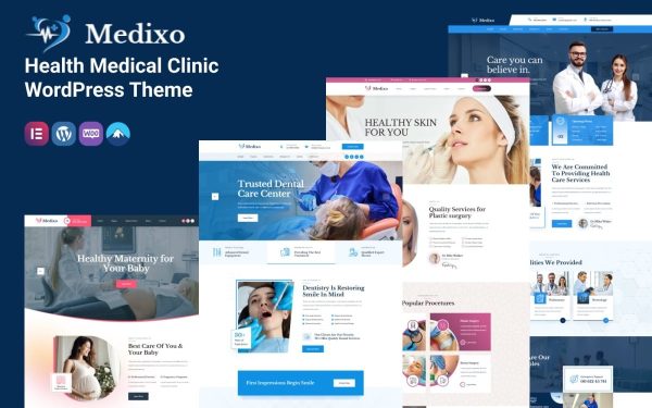 Medixo - Health Medical Clinic WordPress Theme - Image 1