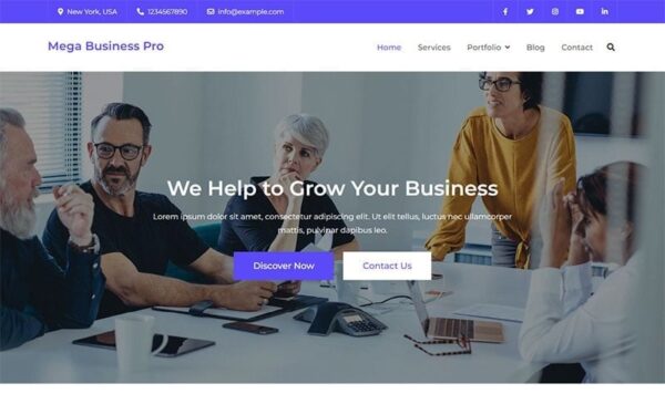 Mega Business Pro - Elementor Business Theme - Image 1