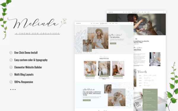 Melinda - WordPress Theme - Image 1