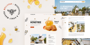 Mellifera beekeeping and honey shop theme gplpixel.png
