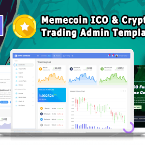 Memeco - Memecoin ICO and Crypto Trading Admin Template