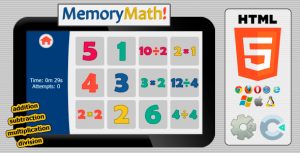 Memmath html5 educational game gplpixel.jpg