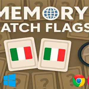 Memory Match Flags - HTML5 Game (Phaser 3) - 1000 Levels