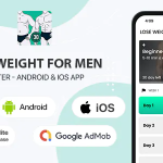 Men Lose Weight & Water Reminder - Flutter App for Android & iOS