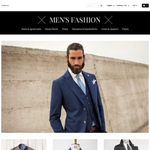 Men's Corporate Fashion Shop PrestaShop Theme