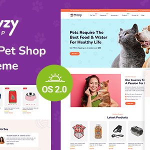 Meowzy - Pets Food and Accessories Store Shopify Responsive Theme