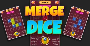 Merge dice cross platform puzzle game gplpixel.jpg