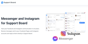 Messenger messenger and instagram for support board support board .png
