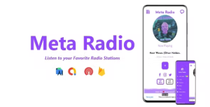 Meta radio two station radio app admob firebase onesignal codermarket.png