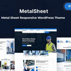 Metalsheet - Metal Sheet Responsive WordPress Theme
