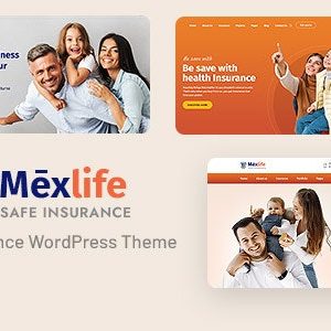 Mexlife - Insurance WordPress Theme for Agencies & Brokers