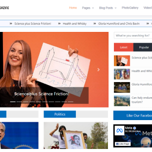 MhrMagazine - Newspaper, Blog, Journal, PhotoGallery, VideoGallery, and Magazine WordPress Theme
