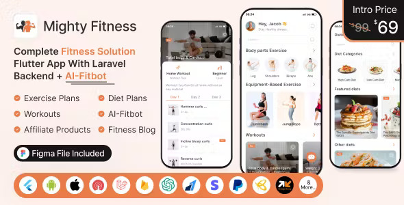 mighty-fitness-complete-fitness-solution-flutter-app-with-laravel-backend-.jpg Mighty Fitness: Complete Fitness Solution Flutter App With Laravel Backend + ChatGPT(AIFitbot) - Image 1