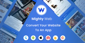 Mighty web webview web to app convertor flutter admin panel codermarket.png