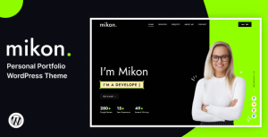 Mikon personal portfolio wordpress theme v10 gplpixel.png