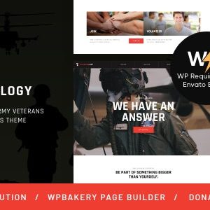 Militarology - Military Service WordPress Theme