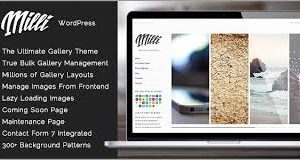 Milli – The Ultimate Photo Gallery WordPress Theme