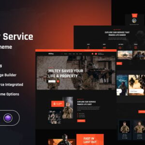 Miltey - Military Service WordPress Theme