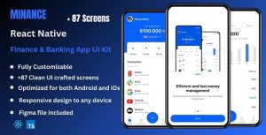 Minance finance bank management react native expo app ui kit codermarket.jpg