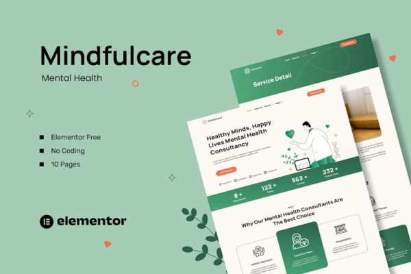 Mindfulcare - Mental Health Consultant Template Kits - Image 1