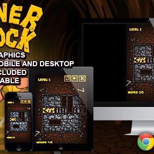 Miner Block - HTML5 Puzzle Game