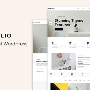 Minfolio - Minimalist Wordpress Theme