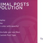 Minimal Posts Revolution For Elementor WordPress Plugin