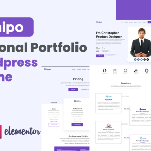 Minipo - Personal Portfolio WordPress Theme