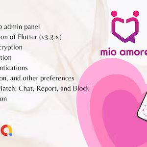 mio amore - A complete flutter dating app for ios and android
