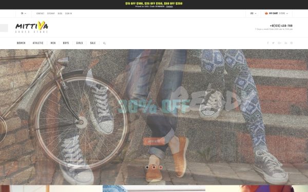 Mittiva - Shoes Store PrestaShop Theme - Image 1