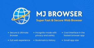 Mj super fast browser with admob ads android codermarket.jpeg