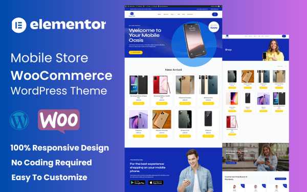 Mobile Store WooCommerce WordPress Theme - Image 1