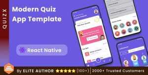 Modern quiz solo app multiplayer quiz app 1vs1 quiz app template react 1.jpeg