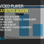 Modern Video player Statistics for WordPress