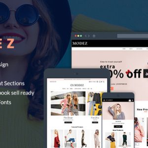 Modez - Minimal Fashion Responsive Shopify Theme - Sections Drag & Drop