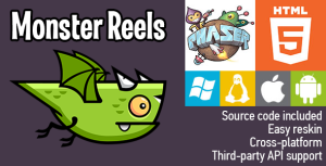 Monster reels html5 game phaser gplpixel.png