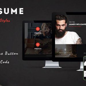 Morgan - Resume, vCard, Personal, Profile and Portfolio WP Theme