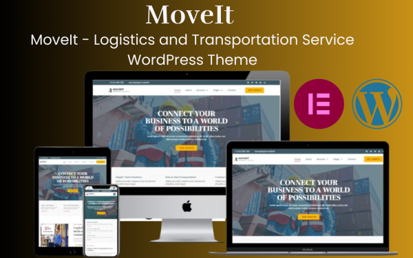 MoveIt - Logistics and Transportation Service WordPress Theme - Image 1