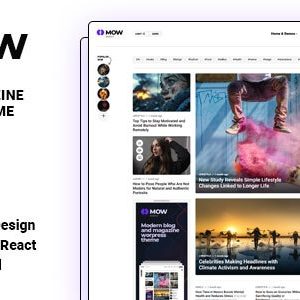 Mow - Blog & Magazine WordPress Theme