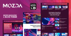 Mozda micro magazine blog theme with dark mode gplpixel.jpg