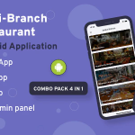 Multi-Branch Restaurant - Android User + Delivery Boy + Vendor Apps With Laravel Admin Panel