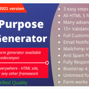 Multi-Purpose Form Generator & docusign (All types of forms) with SaaS