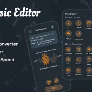 Music Editor - Audio Editor - MP3 Cutter - MP3 Cutter Mix - Ringtone Maker - Trim Cut Merge