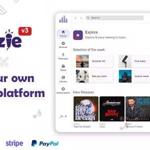 Muzzie - Music, Podcast & Radio Streaming Platform