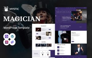 Mystic magician entertainment booking wordpress elementor theme.jpg
