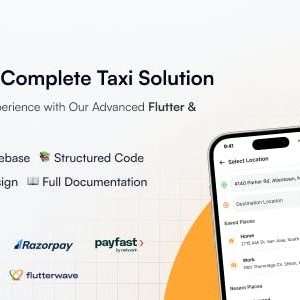 MyTaxi - Flutter Complete Taxi app | Complete Taxi Booking Solution
