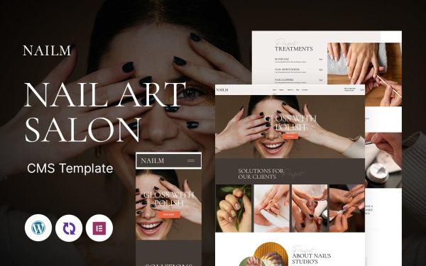Nailm WordPress Theme: A Unique Nail Art Experience - Image 1