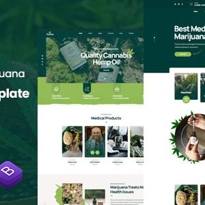 Narioz - Cannabis & Marijuana Vue Nuxt Template